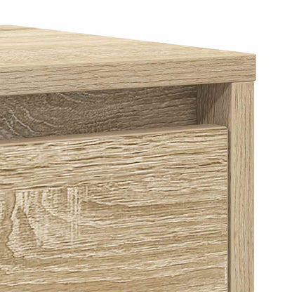 Dressoir 29,5x34x76 cm bewerkt hout sonoma eikenkleurig