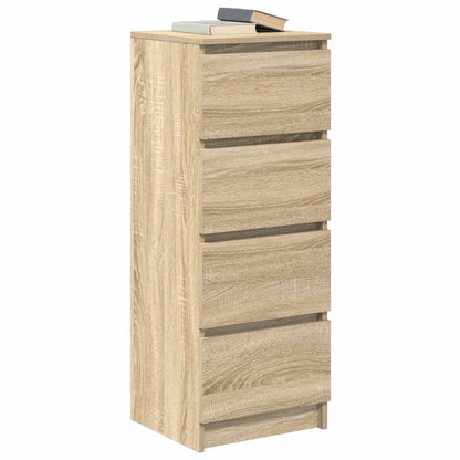 Dressoir 37,5x35x99 cm spaanplaat sonoma eikenkleurig