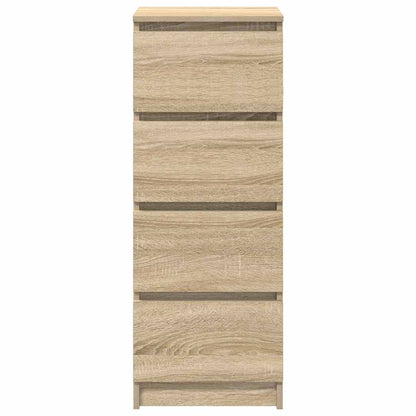 Dressoir 37,5x35x99 cm spaanplaat sonoma eikenkleurig
