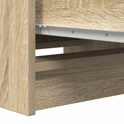 Dressoir 37,5x35x99 cm spaanplaat sonoma eikenkleurig
