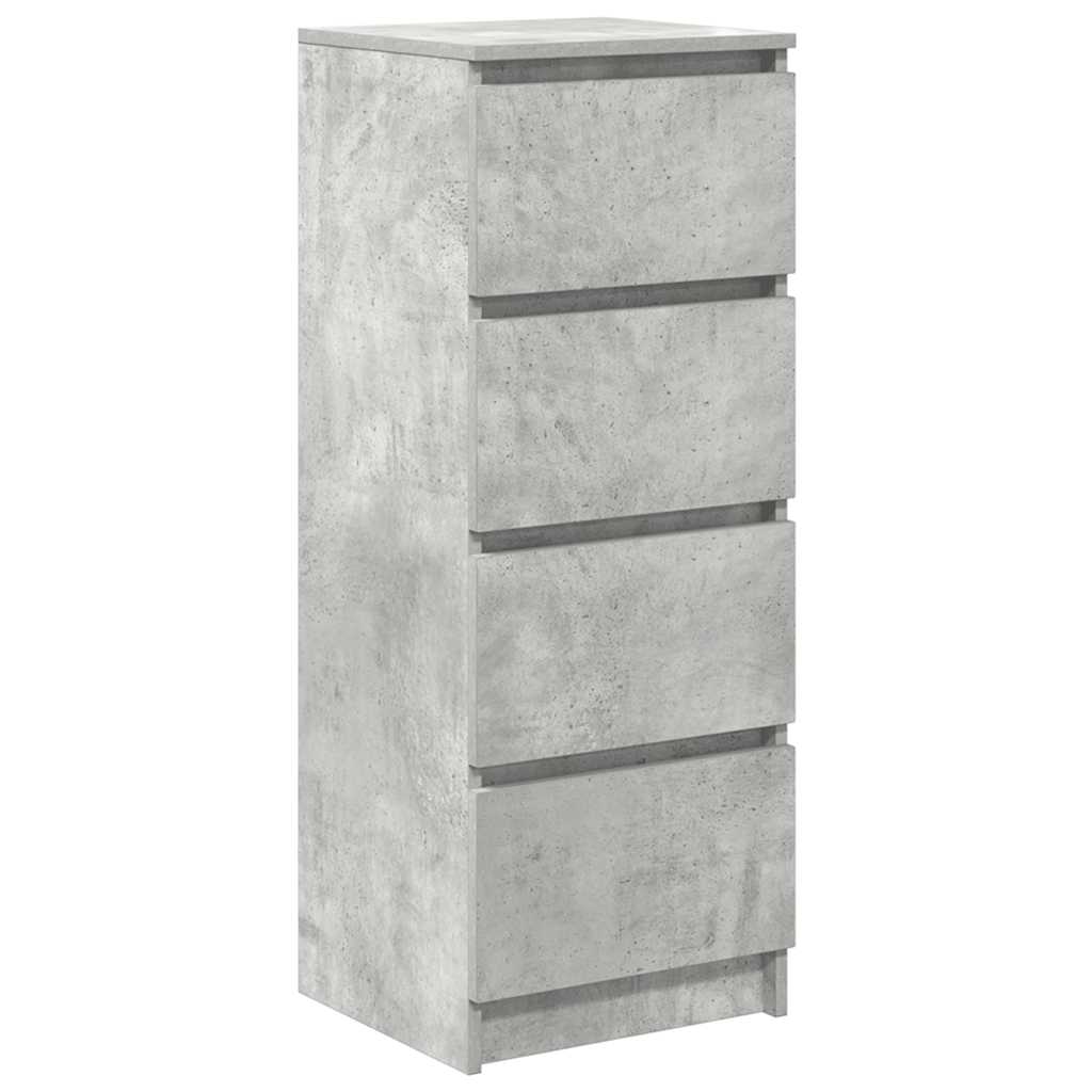 Dressoir 37,5x35x99 cm spaanplaat betongrijs