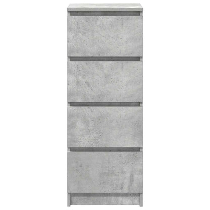 Dressoir 37,5x35x99 cm spaanplaat betongrijs