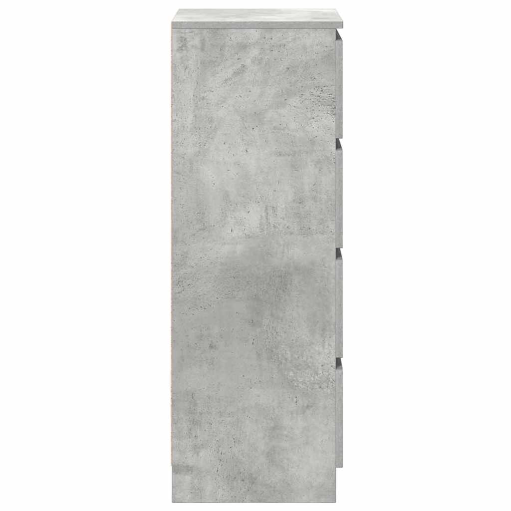 Dressoir 37,5x35x99 cm spaanplaat betongrijs