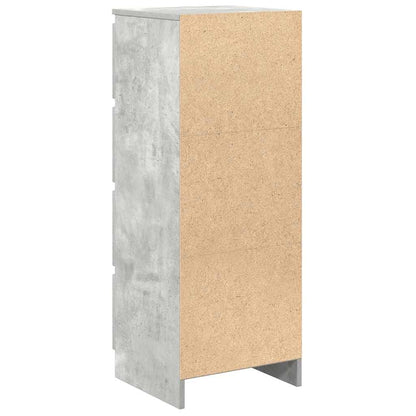 Dressoir 37,5x35x99 cm spaanplaat betongrijs