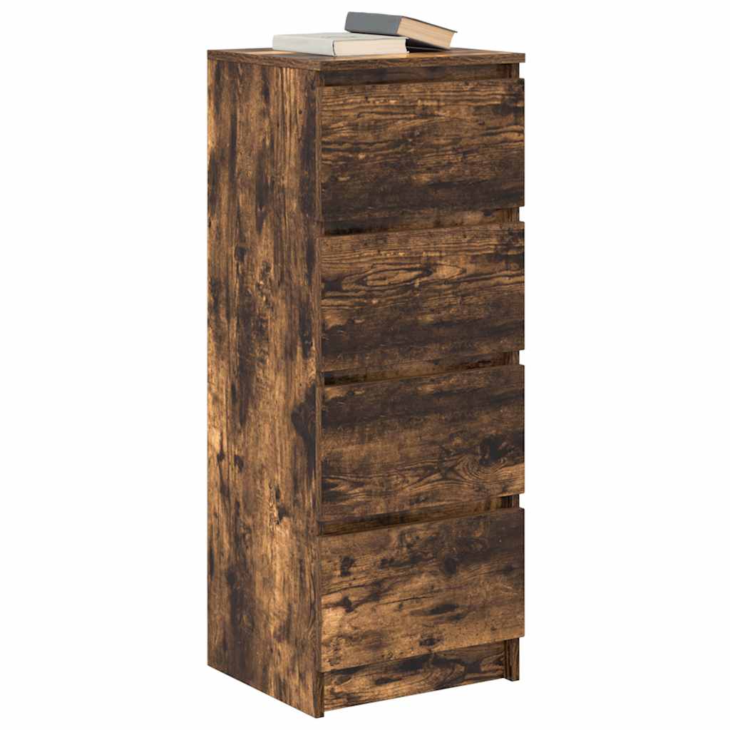 Dressoir 37,5x35x99 cm spaanplaat gerookt eikenkleurig
