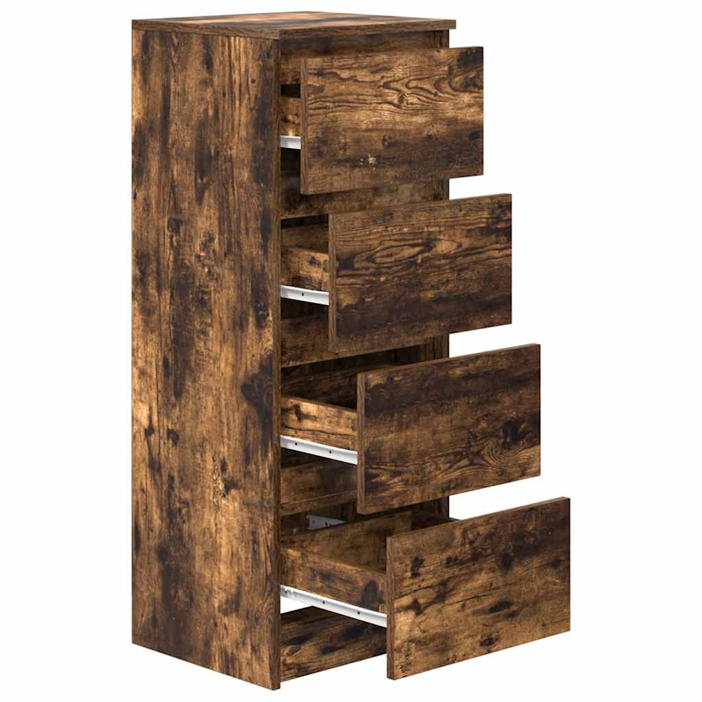 Dressoir 37,5x35x99 cm spaanplaat gerookt eikenkleurig