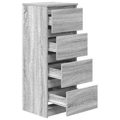Dressoir 37,5x35x99 cm spaanplaat grijs sonoma