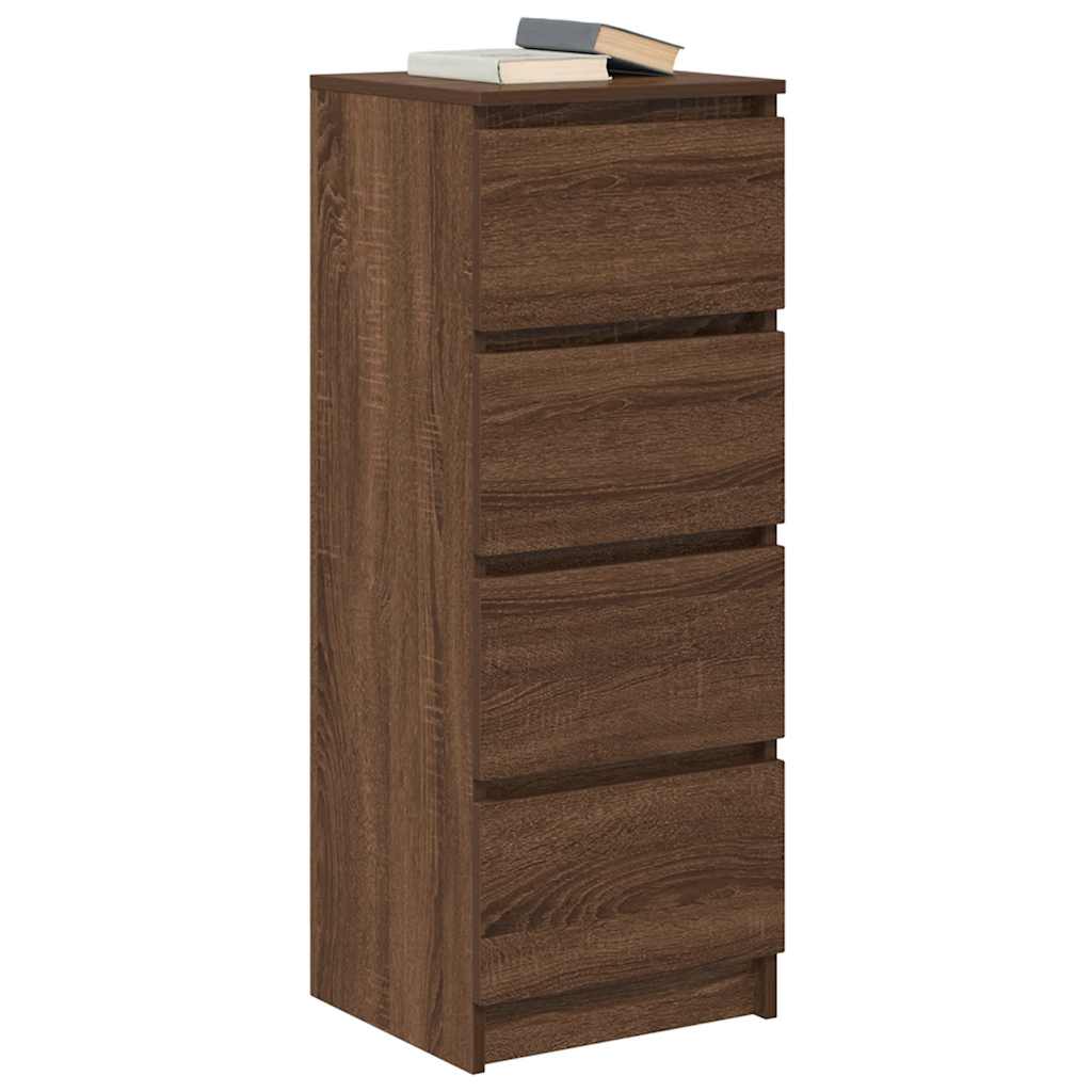 Dressoir 37,5x35x99 cm spaanplaat bruin eikenkleurig