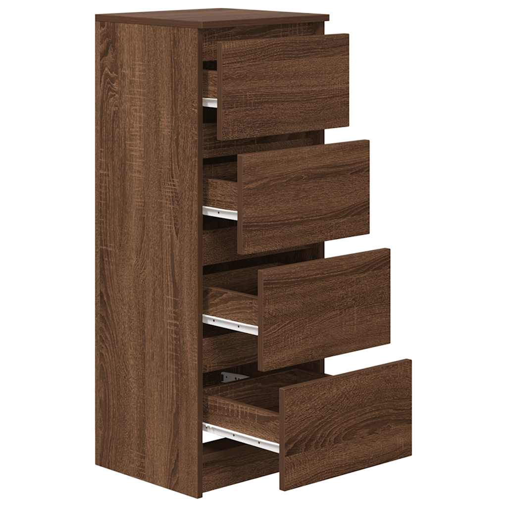 Dressoir 37,5x35x99 cm spaanplaat bruin eikenkleurig