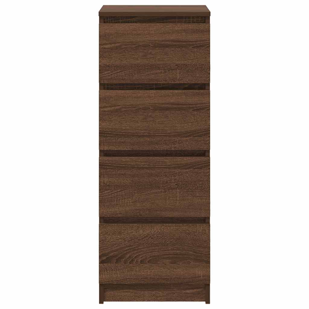 Dressoir 37,5x35x99 cm spaanplaat bruin eikenkleurig