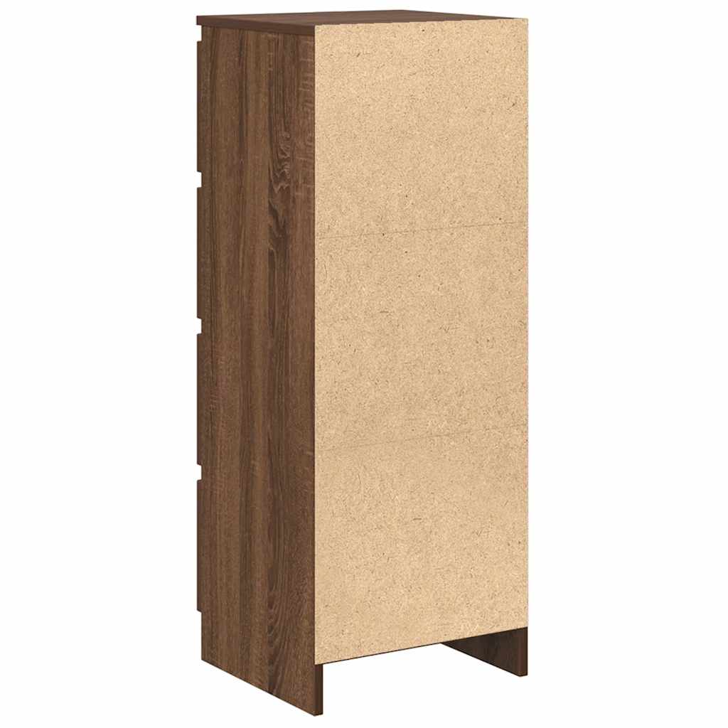 Dressoir 37,5x35x99 cm spaanplaat bruin eikenkleurig