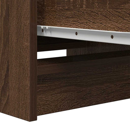 Dressoir 37,5x35x99 cm spaanplaat bruin eikenkleurig