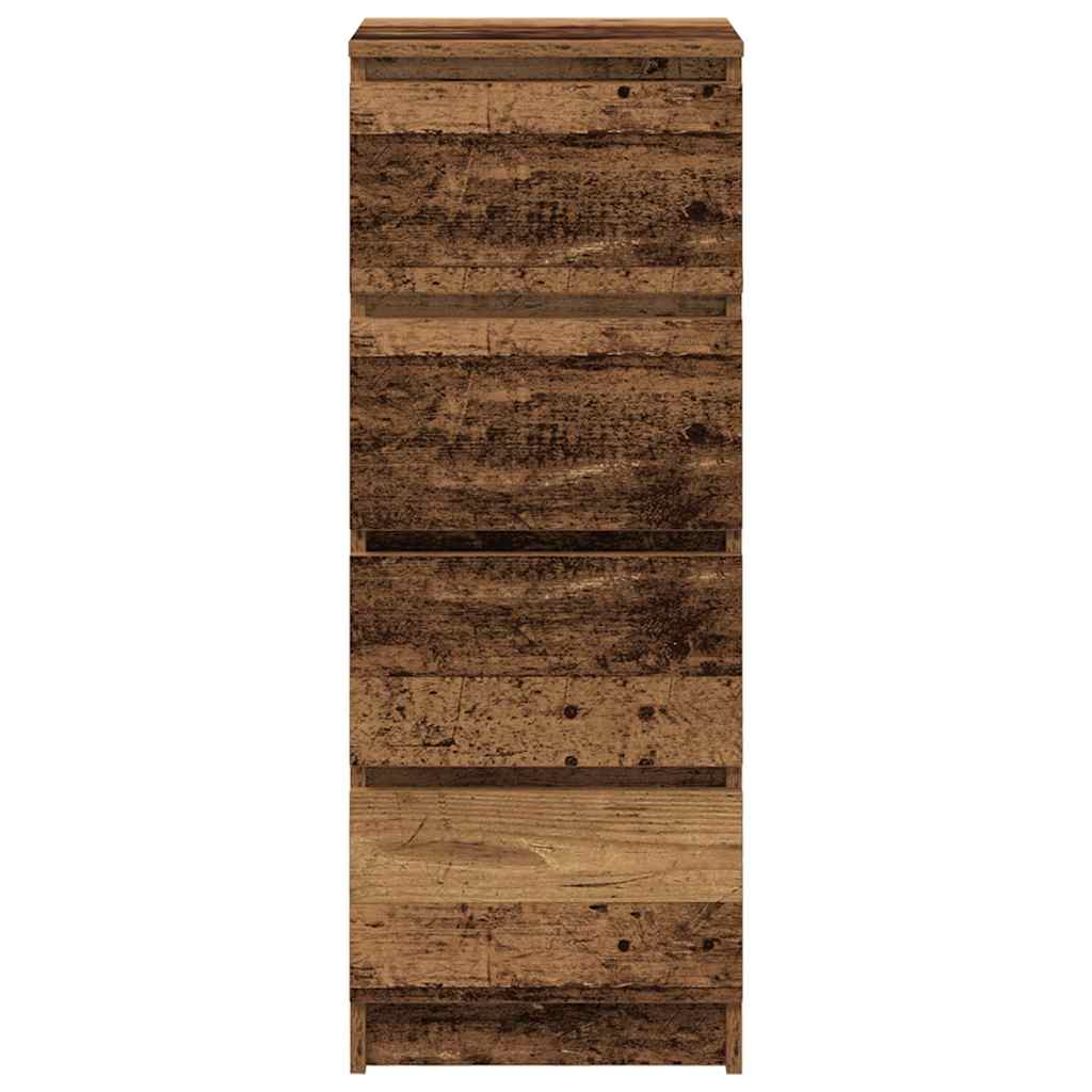 Dressoir 37,5x35x99 cm spaanplaat oud hout