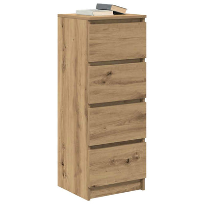 Dressoir 37,5x35x99 cm spaanplaat ambachtelijk eikenkleurig