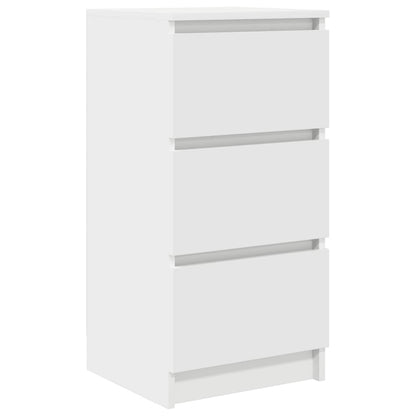 Dressoir 37,5x35x76 cm bewerkt hout wit
