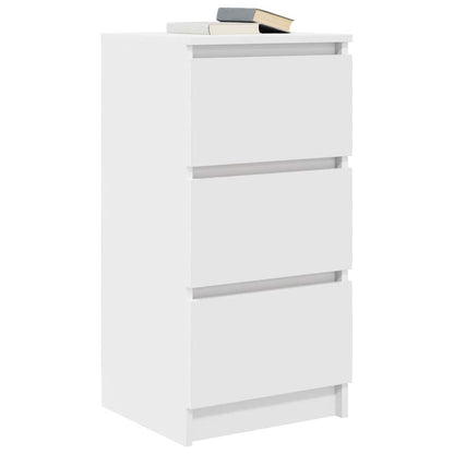 Dressoir 37,5x35x76 cm bewerkt hout wit