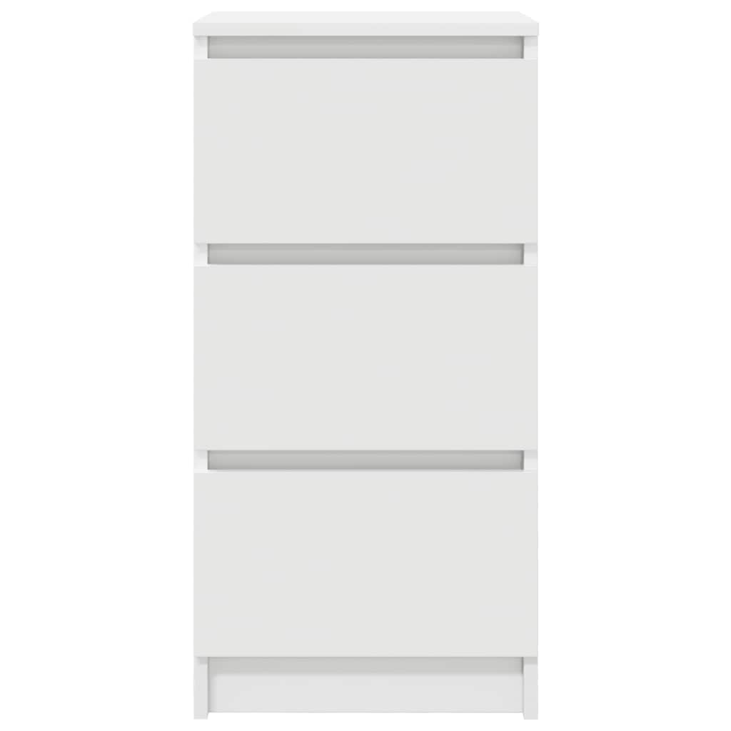 Dressoir 37,5x35x76 cm bewerkt hout wit