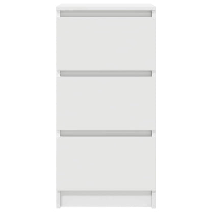 Dressoir 37,5x35x76 cm bewerkt hout wit