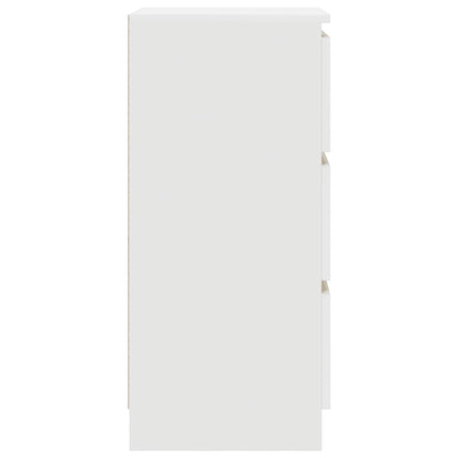 Dressoir 37,5x35x76 cm bewerkt hout wit