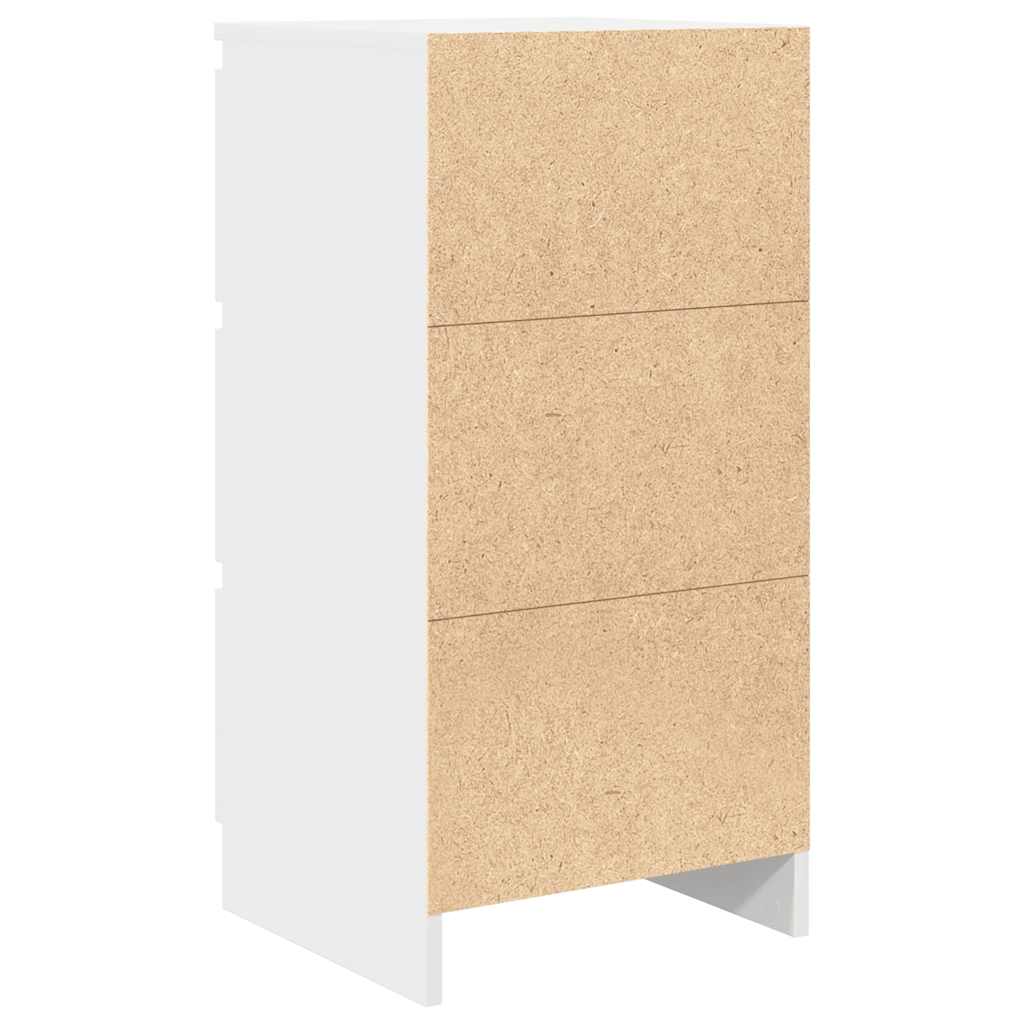 Dressoir 37,5x35x76 cm bewerkt hout wit