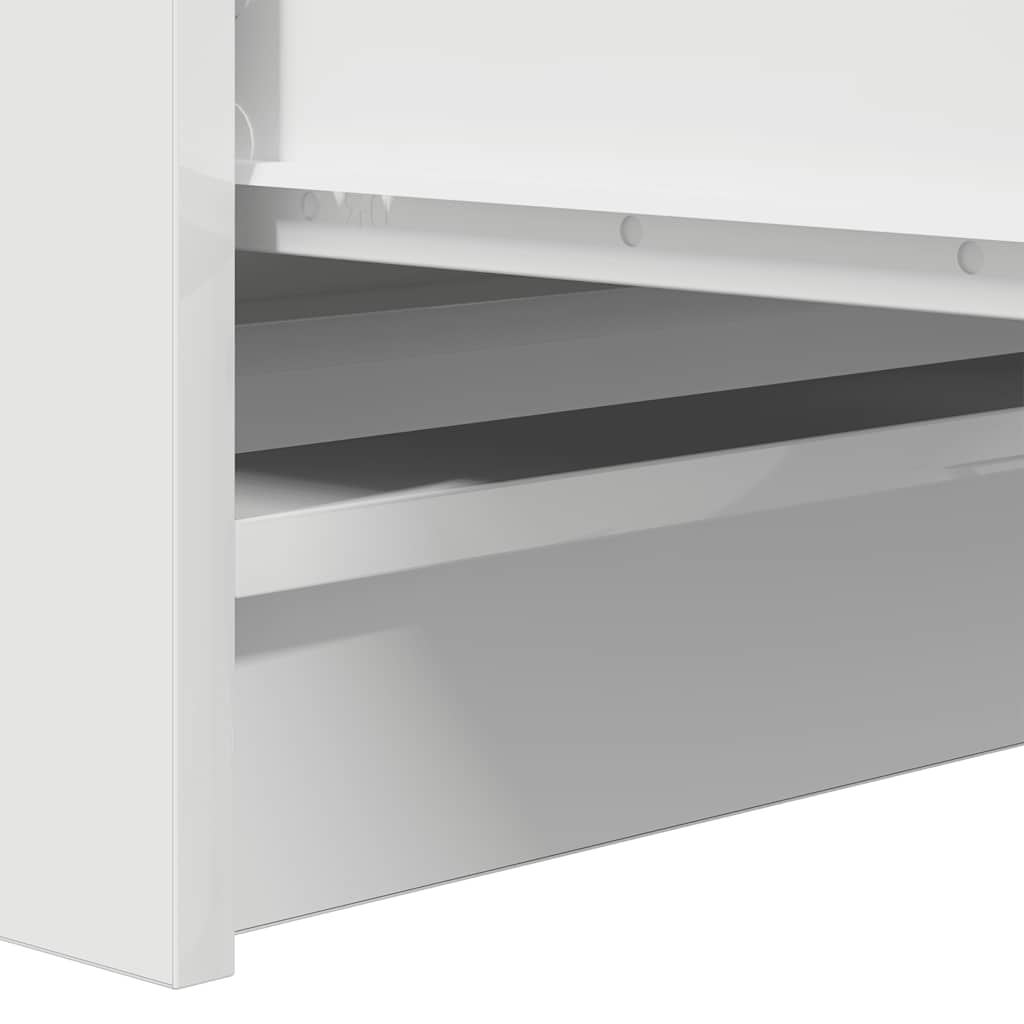 Dressoir 37,5x35x76 cm bewerkt hout wit