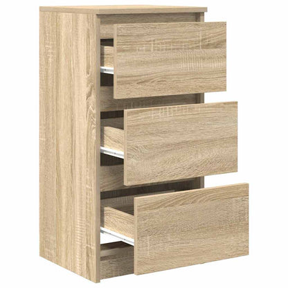 Dressoir 37,5x35x76cm bewerkt hout sonoma eikenkleurig