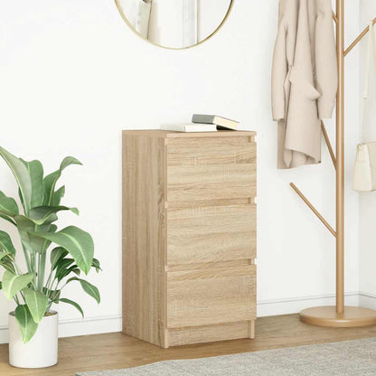 Dressoir 37,5x35x76cm bewerkt hout sonoma eikenkleurig