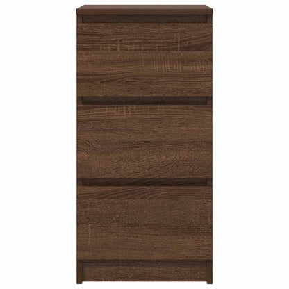 Dressoir 37,5x35x76 cm bewerkt hout bruin eikenkleurig