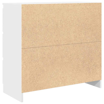 Dressoir 80x35x76 cm spaanplaat wit