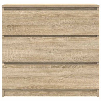 Dressoir 80x35x76 cm spaanplaat sonoma eikenkleurig