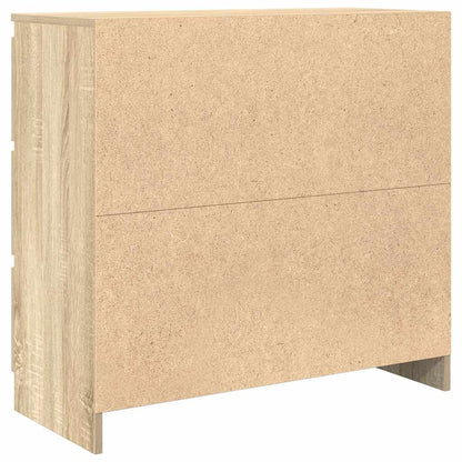 Dressoir 80x35x76 cm spaanplaat sonoma eikenkleurig