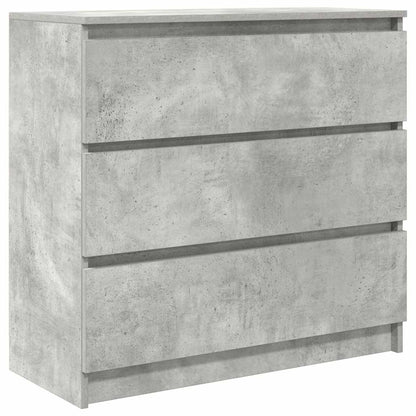 Dressoir 80x35x76 cm spaanplaat betongrijs