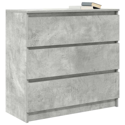 Dressoir 80x35x76 cm spaanplaat betongrijs
