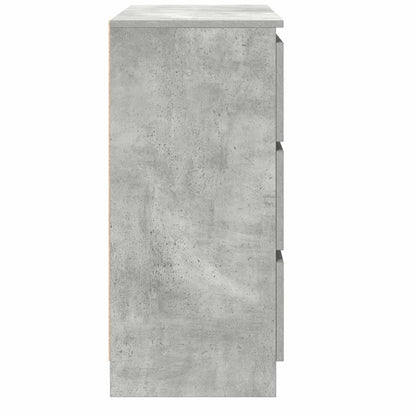 Dressoir 80x35x76 cm spaanplaat betongrijs