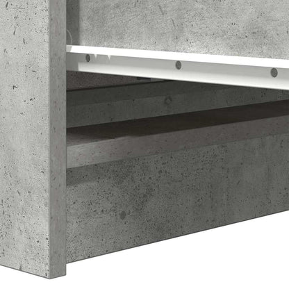 Dressoir 80x35x76 cm spaanplaat betongrijs