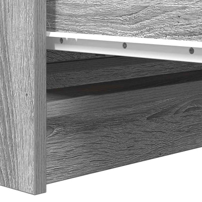 Dressoir 80x35x76 cm spaanplaat grijs sonoma