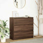 Dressoir 80x35x76 cm spaanplaat bruin eikenkleurig