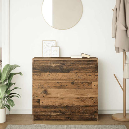 Dressoir 80x35x76 cm spaanplaat oud hout