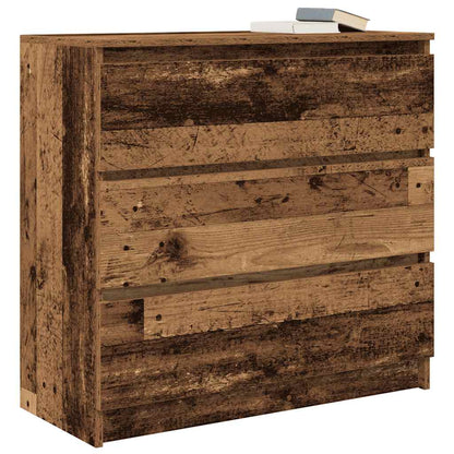 Dressoir 80x35x76 cm spaanplaat oud hout