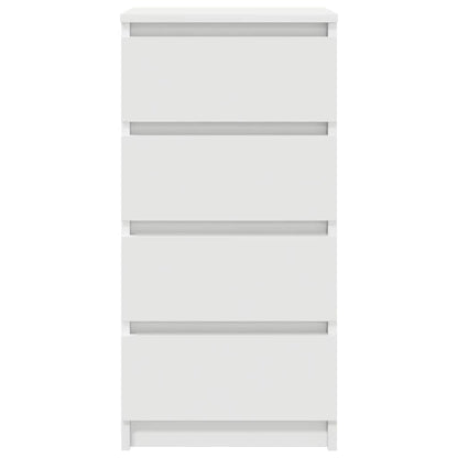 Dressoir 37,5x35x76 cm bewerkt hout wit