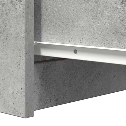 Dressoir 37,5x35x76 cm bewerkt hout betongrijs