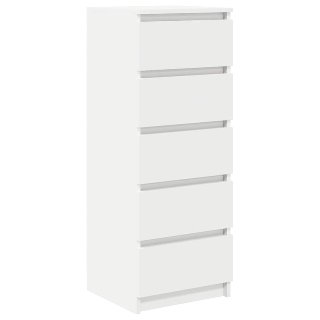 Dressoir met lades 37,5x35x99 cm spaanplaat wit