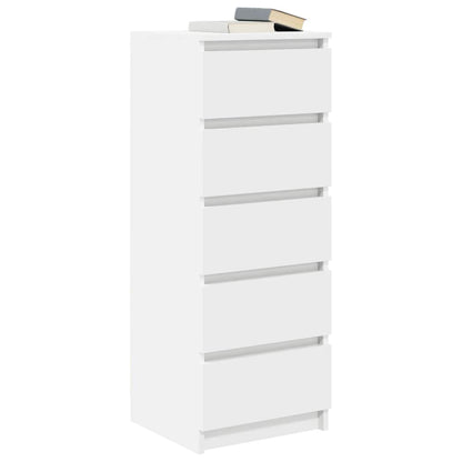 Dressoir met lades 37,5x35x99 cm spaanplaat wit