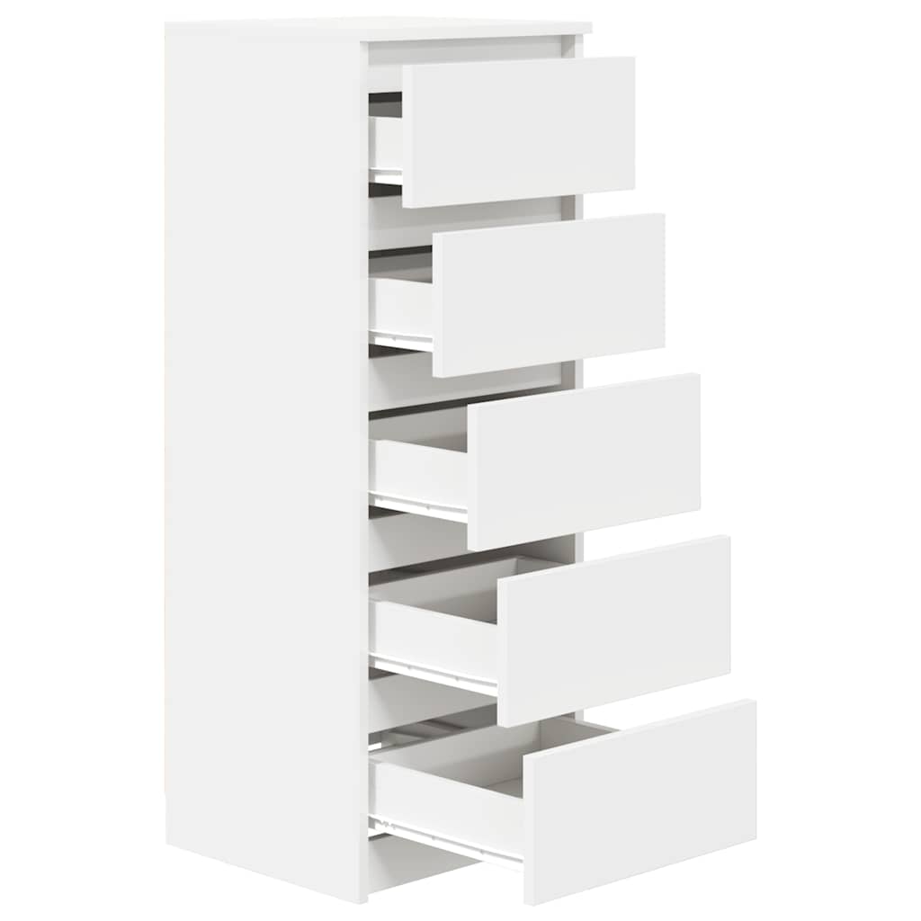 Dressoir met lades 37,5x35x99 cm spaanplaat wit