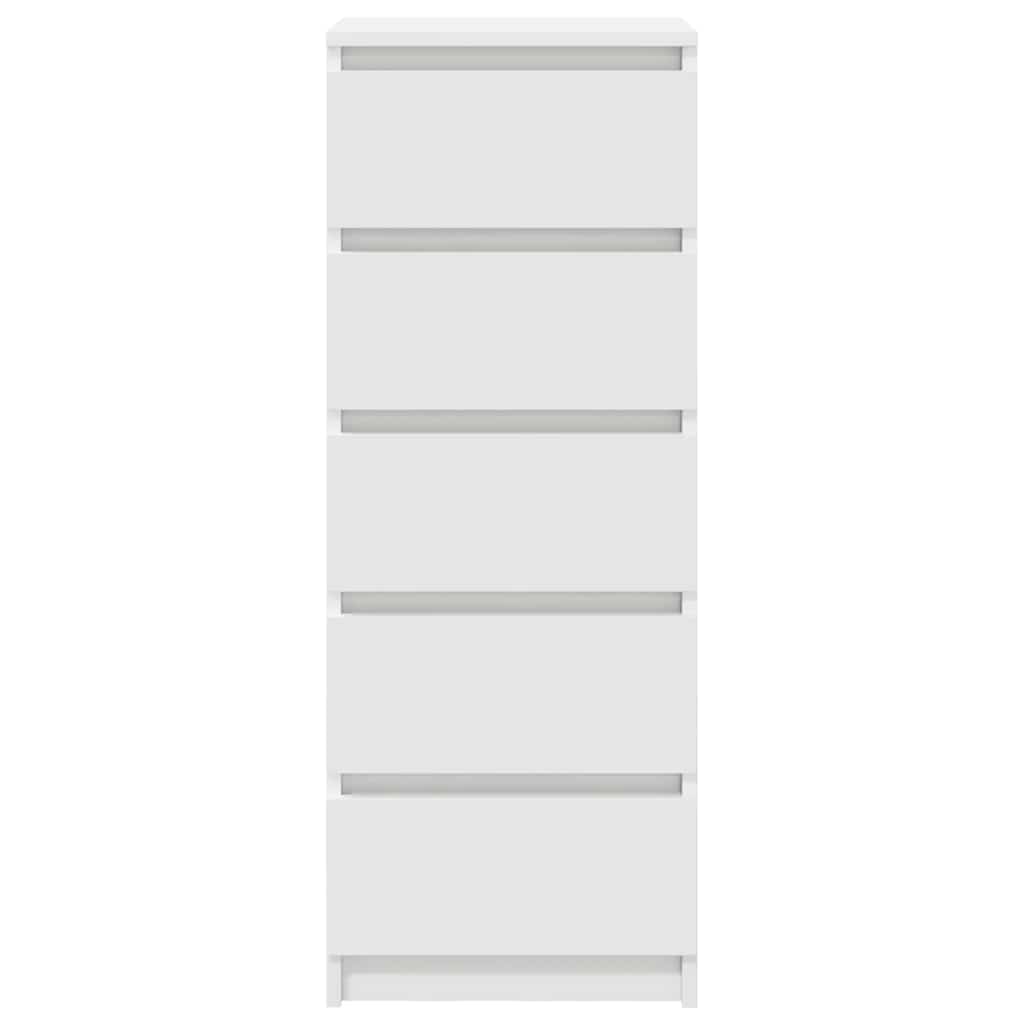 Dressoir met lades 37,5x35x99 cm spaanplaat wit