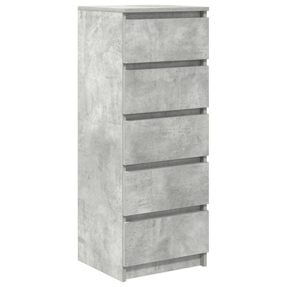 Dressoir met lades 37,5x35x99 cm spaanplaat betongrijs