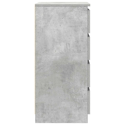Dressoir met lades 37,5x35x99 cm spaanplaat betongrijs