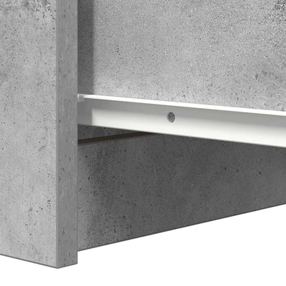 Dressoir met lades 37,5x35x99 cm spaanplaat betongrijs