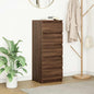 Dressoir met lades 37,5x35x99 cm spaanplaat bruin eikenkleurig