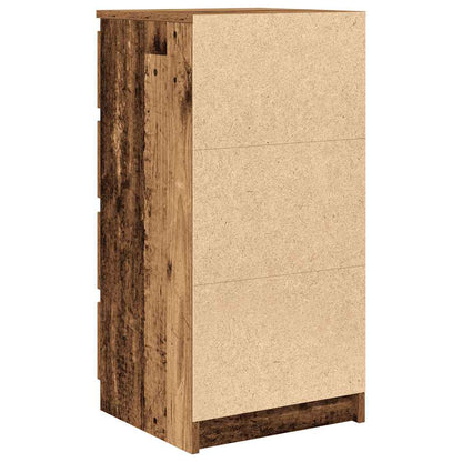Dressoir met lades 37,5x35x99 cm bewerkt hout oud hout